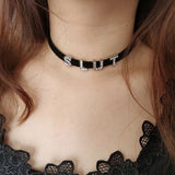 Personalized Name Necklace Crystal Letter Queen Choker Birthday Gift