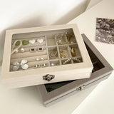 Velvet Stackable Jewelry Tray Ring Display Storage Box