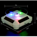 Solar Display Stand with Colorful Lights