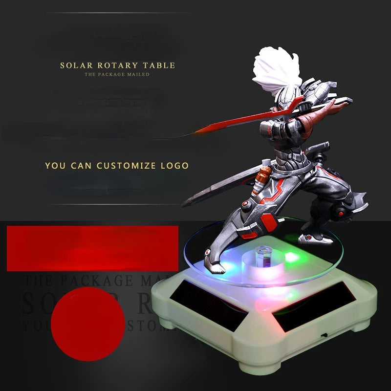 Solar Display Stand with Colorful Lights