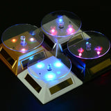 Solar Display Stand with Colorful Lights