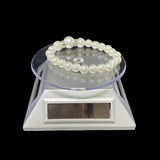360 Degree Rotating Solar Display Turntable for Jewelry and Mobile Phones