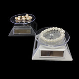 360 Degree Rotating Solar Display Turntable for Jewelry and Mobile Phones