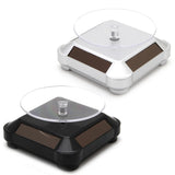 Solar Power 360 Rotating Display Stand For Phone Watch Jewelry