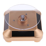 Solar Power Rotary Display Stand Turn Table with Lights