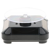 Solar Power Rotary Display Stand Turn Table with Lights