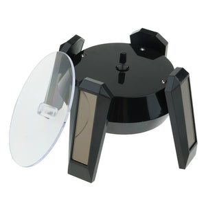 Solar Powered 360 Rotating Display Stand