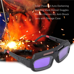 Solar Powered Welding Mask Helmet Goggles Welder Glasses
