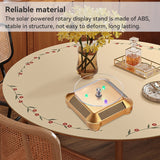 Solar Powered Rotary Display Stand for Jewelry