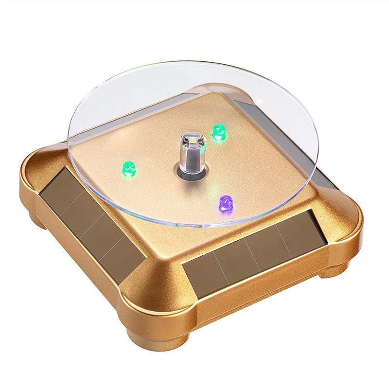 Solar Powered Rotary Display Stand for Jewelry