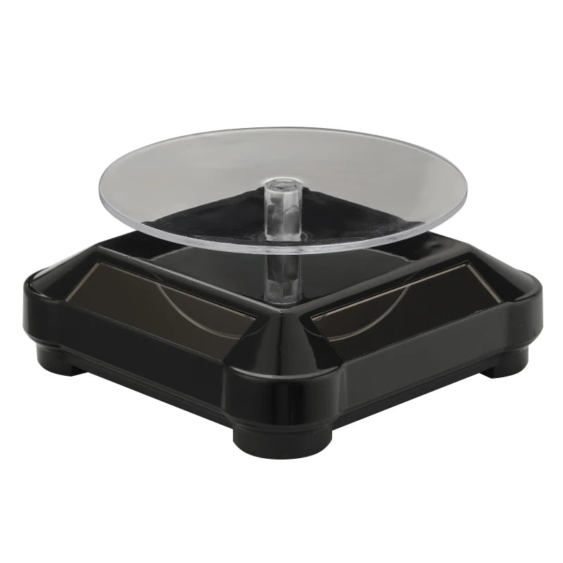 Solar Rotating Turntable 360 Showcase Stand Display 4 Colors