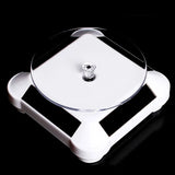 Solar Showcase 360 Rotating Turntable Jewelry Organizer Display Stand