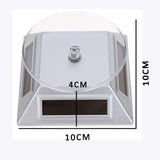 Solar Showcase 360 Rotating Turntable Jewelry Watch Stand