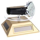 Solar Showcase 360 Rotating Turntable Jewelry Watch Stand