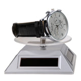 Solar Showcase 360 Rotating Turntable Jewelry Watch Stand