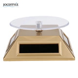 Solar Showcase 360 Rotating Turntable Jewelry Watch Stand