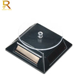 Solar Showcase 360 Turntable Rotating Jewelry Watch Ring Phone Stand Display