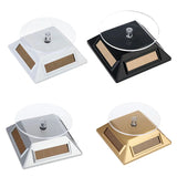 Solar Showcase 360 Turntable Rotating Jewelry Watch Ring Stand