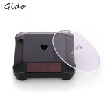Solar Showcase 360 Turntable Rotating Jewelry Watch Ring Stand