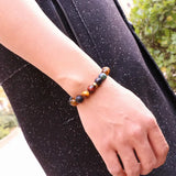 Solar System Planets Galaxy Stone Stretch Bracelet Universe Men Women