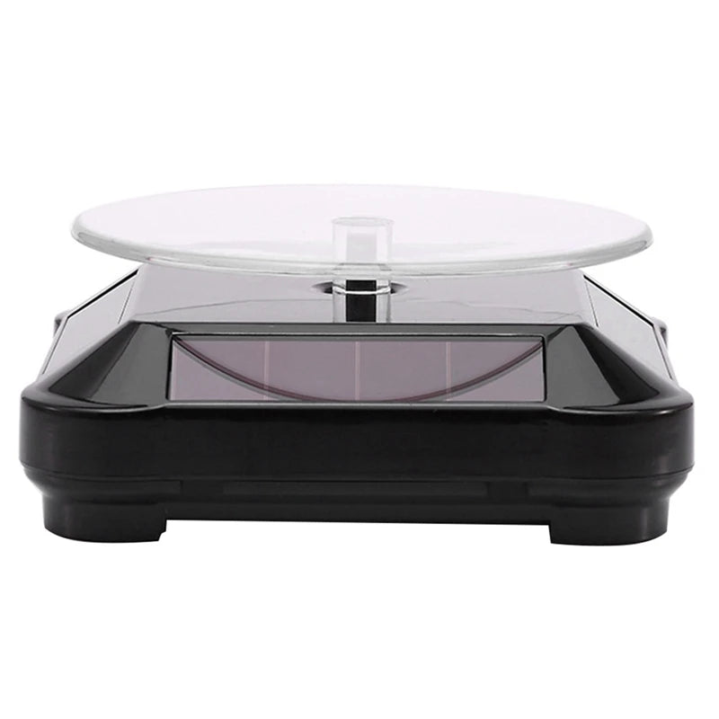 Solar Turntable Jewelry Electric Turntable Display Stand
