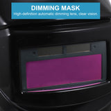 Solar Welding Mask PC Welding Hood Face Screen Dimming Glasses