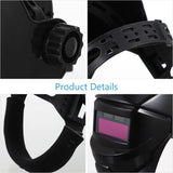 Solar Welding Mask PC Welding Hood Face Screen Dimming Glasses