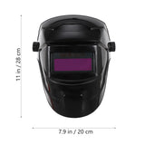 Solar Welding Mask PC Welding Hood Face Screen Dimming Glasses