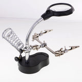 Soldering Holder Clip Magnifier with LED Light