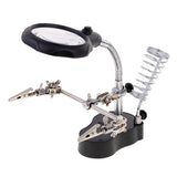 Soldering Holder Clip Magnifier with LED Light