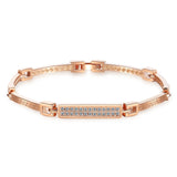 Moissanite Tennis Bracelet 18K 14K Solid Silver D VVS1 Round Engagement