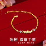 18K Zircon Bracelet for Women Round D VVS1 22-29mm Engagement Jewelry