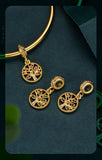 18K Rose Women's Pendant Necklace, Promise Jewelry Chains