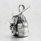 Retro Japanese Samurai Helmet Mask Pendant Armor Pendant