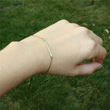Solid 925 Bracelets For Women Fine Jewelry Charm Bracelet Chain Bangle