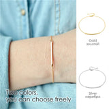 Solid 925 Bracelets For Women Fine Jewelry Charm Bracelet Chain Bangle