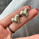 Heart 925 Silver Sterling 18K Earrings for Women