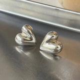 Heart 925 Silver Sterling 18K Earrings for Women