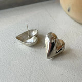 Heart 925 Silver Sterling 18K Earrings for Women