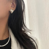 Heart 925 Silver Sterling 18K Earrings for Women