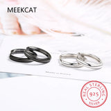 925 Silver Smooth Ear Pave Setting Stud Earrings for Women