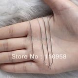925 Sterling Silver Box Chain Necklace 18 Inches 1.7g