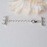 925 Silver Clasp Extender for 3 Strand Jewelry