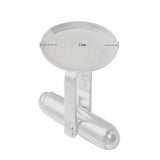 925 Silver Cufflinks Blank for DIY Customization
