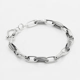 925 Silver David Bracelet Wire Vintage Punk Link Chain Jewelry
