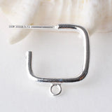 925 Sterling Silver Earring Findings Earwire Hook Pin DIY Jewelry