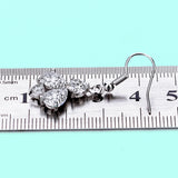 925 Silver Women's CZ Zircon Earrings