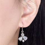 925 Silver Women's CZ Zircon Earrings