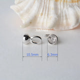 925 Sterling Silver Necklace Clasp for Jewelry DIY