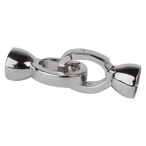 925 Sterling Silver Necklace Clasp for Pearl Bead Jewelry